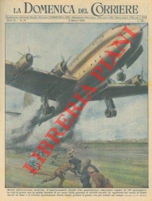 Il decollo d'un quadrimotore americano capace di