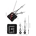 DOITOOL Silent Clock Movement Replacement Kit with Long Shaft and Sweep Second Hand for DIY Wall Clocks 1.5 Inch Compact Acrylic Clock Mechanism Repair Tool