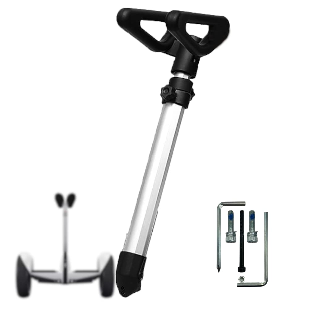 Photo 1 of GLDYTIMES Ninebot Handlebar Replacement for Ninebot miniPRO miniLITE S Self Balance Hoverboard Adjustable Handle Stand Release Knee Pressure (Handlebar Only) silver