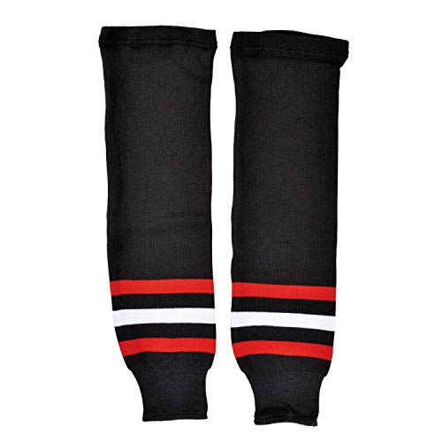 Sherwood Kinder Stutzen Sher-Wood NHL, Schwarz/Rot/Weiß, Bambini