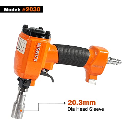 Kamsin Pneumatic Decorative Nailer 9.60-20.30Mm (3/8-Inch To 3/4-Inch) Head Diameter Air Power Tack Nail Gun Finish Nailer Deco Tacks Gun For Upholstering, Sofa Leather, Furniture (2030 Deco Nailer) #TOP1