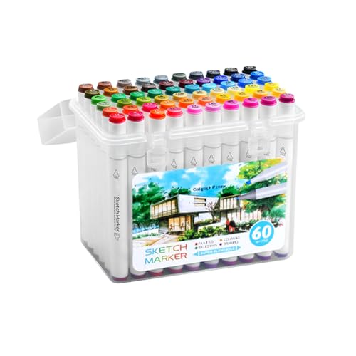 Feutres artistiques double pointe pour usage scolaire et maison