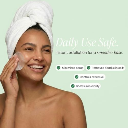 QUIA Beauty QUIA Toner Pads – AHA/BHA Dual-Action Exfoliate and Hydrate All in One – Soothing Formula for Sensitive Skin – Reduces Blackheads and Blemishes- 70 Gentle Textured Pads – Korean Skincare