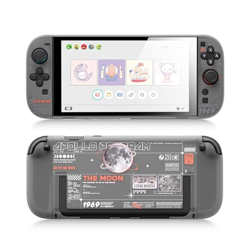 GeekShare Hard Case Compatible with Nintendo Switch 2 (2025), Anti-Scratch Dockable Protective Cover for Switch 2 with Detachable Joysticks, The Moon by GeekShare - Used condition - US$22.22