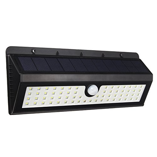 Outdoor Solar Motion Lights, GLISTENY 62 LEDs 950 Lumens Outdoor Motion Sensor Solar Lights Wireless Waterproof Security Step Night Light for Deck Yard Patio Path Garden