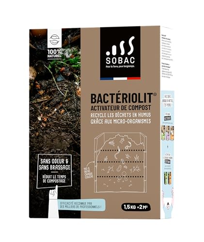 Activateur de Compost Bacteriolit (2 sachets pour 2 composteurs)