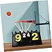 Toddmomy Professional Basketball Scoreboard Flip Scorekeeper Portable Tabletop for Sports Games PVC Easy to Clean