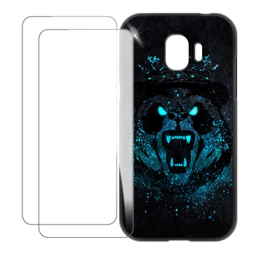 UOGNADGD Compatible avec Samsung Galaxy Grand Prime Pro Coque Personnalisée Colorée avec 2...