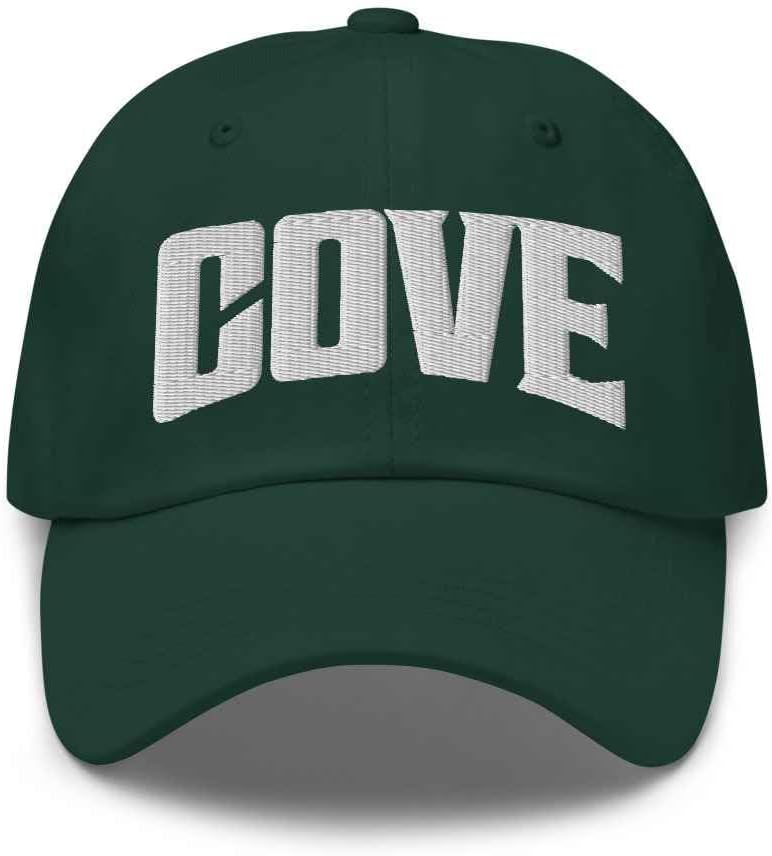 Cove Baseball Cap Cove Dad Hat Texas TX Hat Embroidered Souvenir