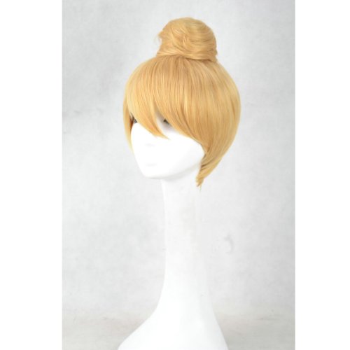 Ainiel Women's Anime Cosplay Wigs Costume Bell Wig Short Blonde #TOP3