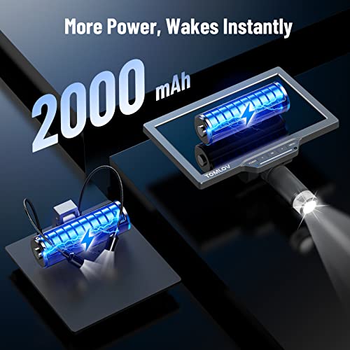 Tomlov Dm202 Se Lcd Digital Microscope With Dual Battery 1300X,10.1" Soldering Microscope For Adults,16Mp Lcd Microscope For Electronics Repair, Coin Microscope For Error Coin,Windows Mac Compatible #TOP1