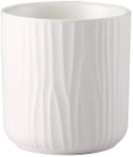 LHTCZZB Hogar Simple Color sólido Pareja Lave, Enjuague bucal Copas Copas, un par de Cepillado de los Dientes, Copas Tarro Dental Set de Lavado, cerámica Copas patrón Vertical (Gris/Blanco)