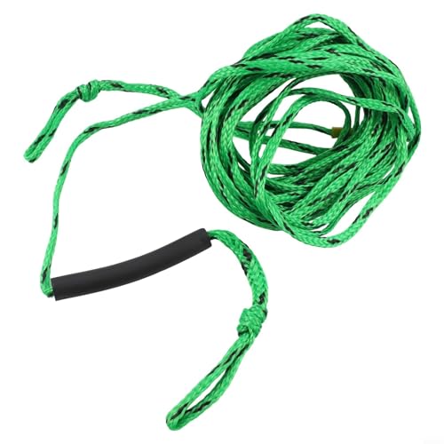 Corde de remorquage pour bateau de 18,3 m 3K pour tubes remorquables, corde de remorquage flottante avec poignée, corde de remorquage haute résistance, qualité marine, résistance de 1 179,3 kg (jaune – vue 8