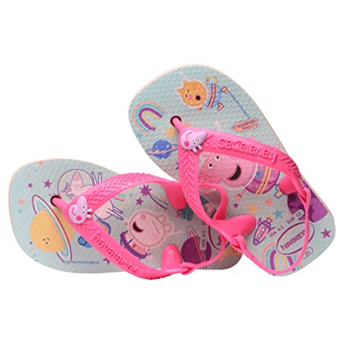 SANDALIAS HAVAIANAS N.BABY PEPPA PIG n°21 ROSA BALLET