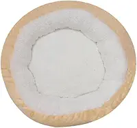 Caminha Pet Sherpa Pequena 50x50cm - Confortável Quente e Macia (Doce de leite)