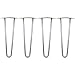 Produktbild Hartleys 4er Set Haarnadel-Tischbeine mit Doppelstab, Höhen und Stärken
