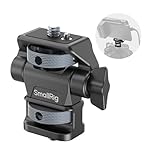 SMALLRIG Adjustable Camera Monitor Mount, 360° Swivel and 180° Tilt Monitor Holder, with 1/4"- 20 Screws, Bouncy Locating Pins, Anti-Twist Design, for Ninja V and V+ Monitors - 4886