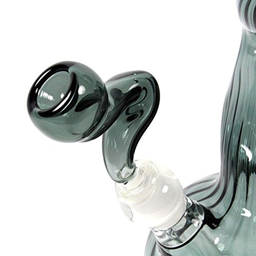 CHONGZ Wicked Wanda Glas Bong Wasserpfeife schwarz 35 cm/Ø 13 cm - 420QUEENZ Bong-Kollektion – Bild 4
