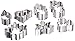 Ateco 4852 Plain Edge Leaf Cutters in Assorted Leaf Shapes, Stainless Steel, 7 Pc Set