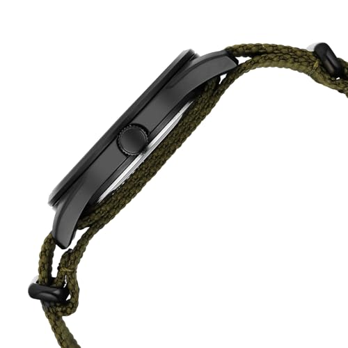 Image of Fastrack Stunners XI with Quartz Analog Black Dial Green Nylon /NATO Strap Watch for Men - 38214NP01