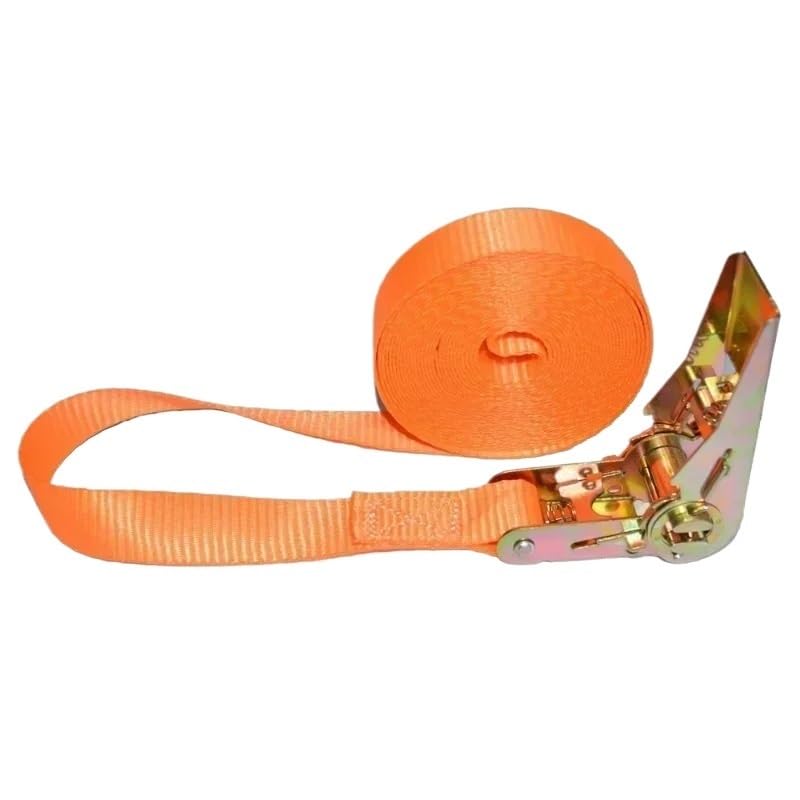 Cinghie a cricchetto retrattili Cinghie a cricchetto, a 2 Pezzi 1/3/5 m Multicolori for Bagagli e Merci for Auto all'aperto(Orange 5m)