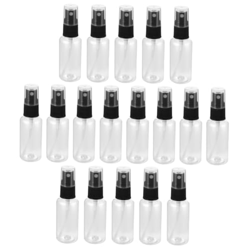 TOYZFRIENDY 18 piezas Botellas Spray Portátiles Plástico Transparente Pulverizador Fina Niebla Recargable para Viaje y Perfume Color Aleatorio Color Aleatorio