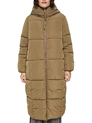 ESPRIT Damen 091EO1G317 Jacke, 355/DARK Khaki, L