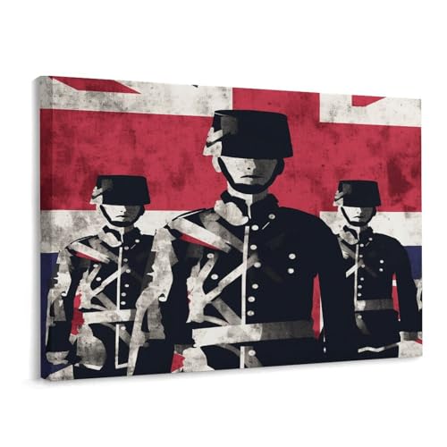 Toile murale encadrée soldat pour personnaliser votre bureau ou salon