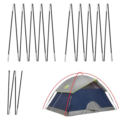 Vekclit 3 PCS Tent Poles Replacement for Coleman 2...