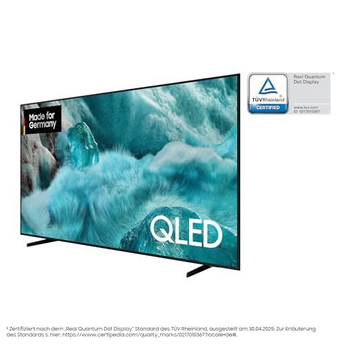 Samsung QLED Q7F2 4K 65 Zoll (163 cm) UHD Fernseher, Q4 AI Prozessor, Quantum Dot für Reale Farben, 4K Upscaling, Knox Security, Gaming Hub, Kostenlose Inhalte, Samsung Vision AI Smart TV (2025)