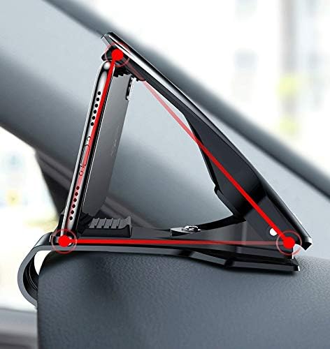 Car Phone Holder Dashboard Mount Stand Cell GPS Display Bracket(OneColor) image 5