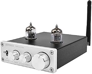 AIYIMA Audio 6J1 Tube Preamplifier Bluetooth 5.0 HiFi Treble & Bass Adjustment Audio