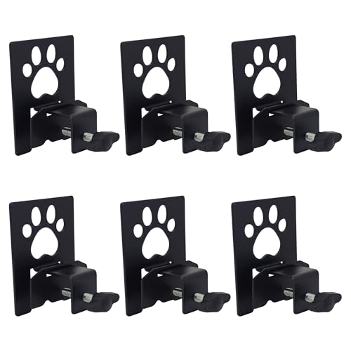 SUYAUU Adjustable Non Slip Mattress Gaskets, Mattress Holder in Place Gripper for Bed Frame, Heavy Duty Anti-Slip Baffle Retainer Bar, Keep Mattress from Sliding Gripper, 6 PCS, Cute Paw