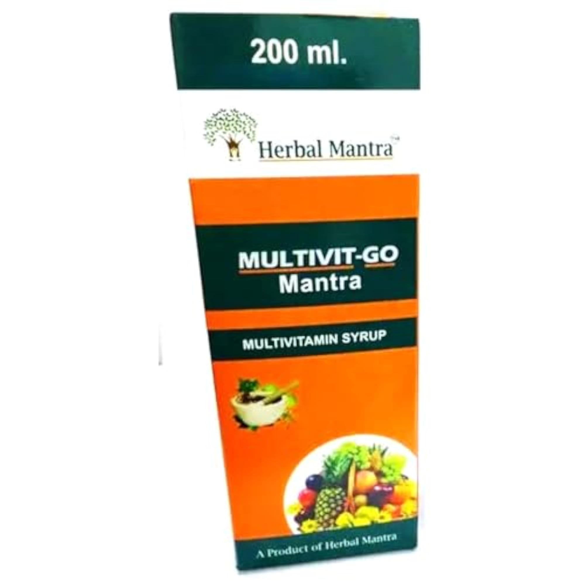 MULTIVI-GO Mantra Multivitamin Syrup for Energy & Immunity