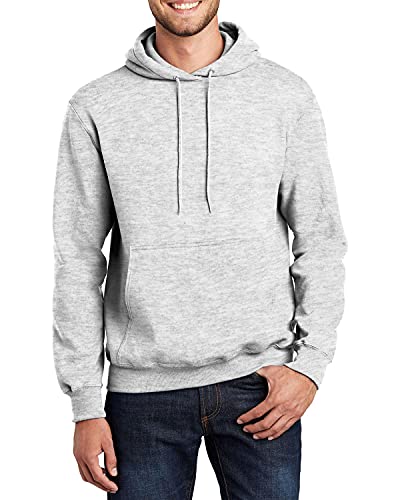 JustBlanks Men Fleece Pullover Hoodie - Regular-Fit Winter Casual Hooded Sweatshirt Front Pouch Pocket Sweatshirts for Men's