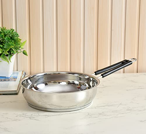 Image of Dollar Steel Fry Pan 1950 ML Silver