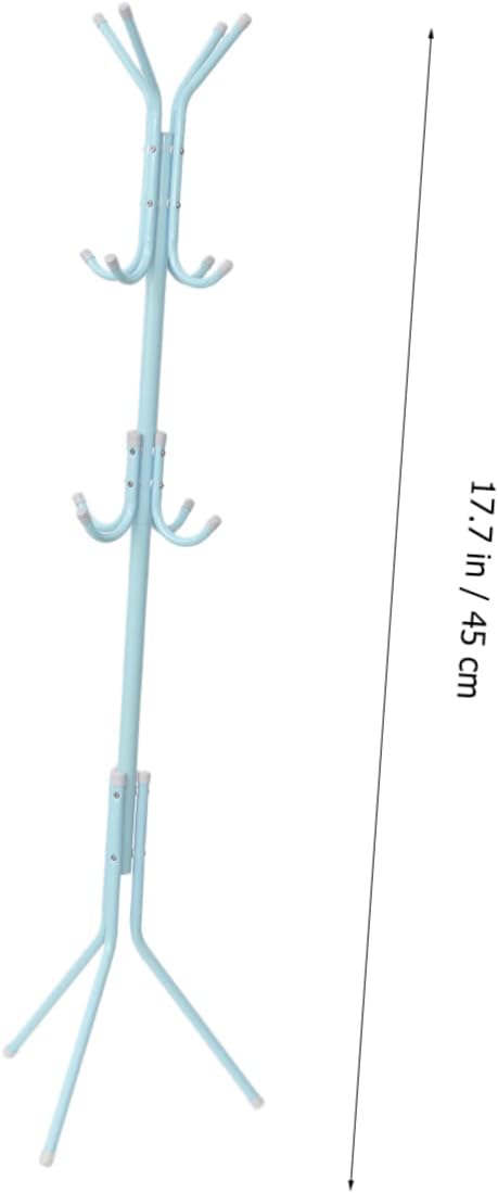 Outanaya Iron Coat Stand Hat Rack Hooks Space-saving Home Organizer Hat Holder Coat Stand