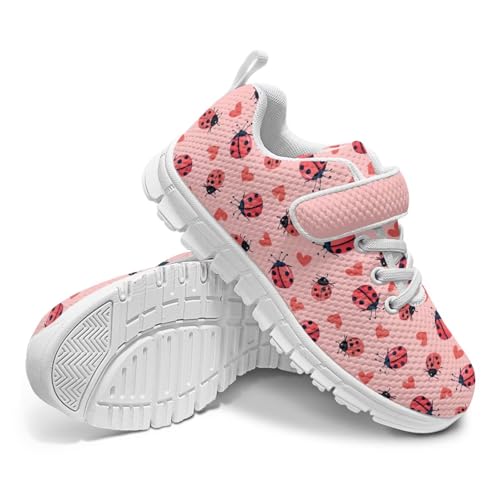 Girls Kids Sneakers Breathable Comfortable Tennis Shoes Casual Sneakers Outdoor Non Slip Walking Hiking Shoes for Preschoolers Elementary Kids Size 11-152