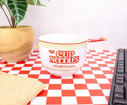 Bol à riz Nissin rigide en céramique durable compatible micro-ondes - 3