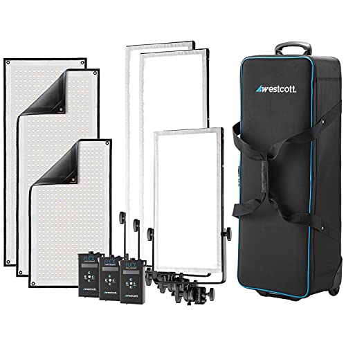 Westcott Flex Cine Peter Hurley Bi-Color Studio Kit - Perfect for Headshot Photography and Commercial Video Production