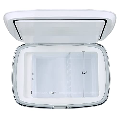 Personal Chiller Mini Skincare Fridge 6 Liter, Portable Cosmetic Fridge, Low Noise Small Refrigerator For Beauty Products, Beverage, Home, Bedroom, Dorm, Office #TOP4