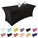 Yetomey Spandex Table Cover Rectangular Stretch Tablecloth,for DJ,Tradeshows,Vendors,Weddings