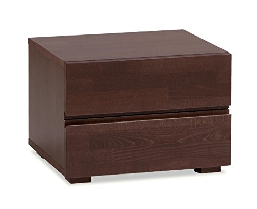 Preisvergleich Produktbild Hasena Woodline Nachttisch Dupla Buche Schoko 2 Schubladen