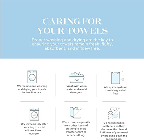 White Classic Luxury Ivory Hand Towels - Soft 100% Turkish Cotton | Highly Absorbent Hotel spa Bathroom Towel Collection | 16x30 Inch | Set of 6 by White Classic - Image 9