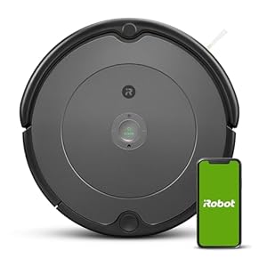 IRobot Roomba 697 Robot vacuum cleaner brightgrau, black compatible with Amazon Alexa, compatible with Google H