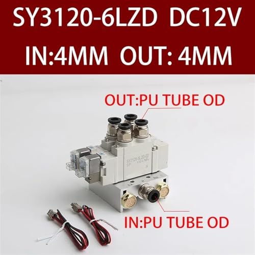 Vanne de commande SY3120-3LZD-M5 à commutation rapide DC12V 24V