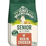 James Wellbeloved Cat Senior Hypoallergenic Dry Food Chicken 1.5 kg