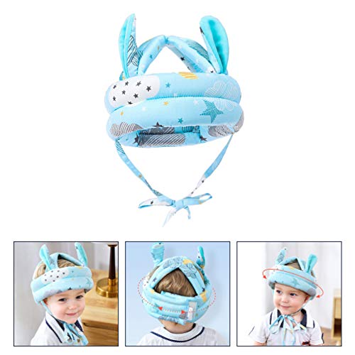 TOYANDONA Capacete de caminhada infantil para bebês, sem batidas, capacete de segurança para cabeça,