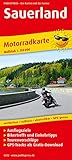  Sauerland: Motorradkarte mit Tourenvorschlägen, GPS-Tracks als Gratis-Download, Ausflugszielen, Einkehr- & Freizeittipps, wetterfest, reißfest, abwischbar, GPS-genau. 1:150000 (Motorradkarte: MK)