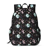 Aucuu Sac à Dos Enfant, Sac a dos Motif Astronaute pour Garçons, 32 x 24 x 9 cm...